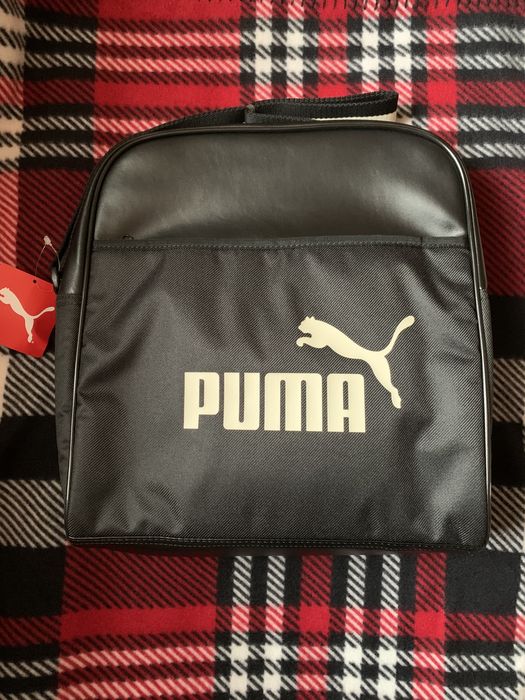 Сумка чоловіча Puma Campus Flight чорна