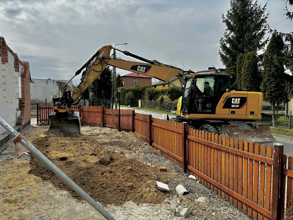 Usługi maszynami budowlanymi - wykopy/niwelacja/rozbiórki-Lipsko