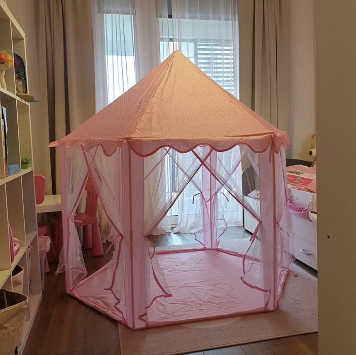 Namiot dla dzieci domek  różowy zamek pałac