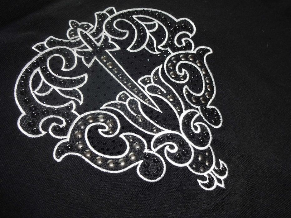 FAITH Connexion oryginalne LUX czarne bolerko ćwieki cyrkonie hafty S