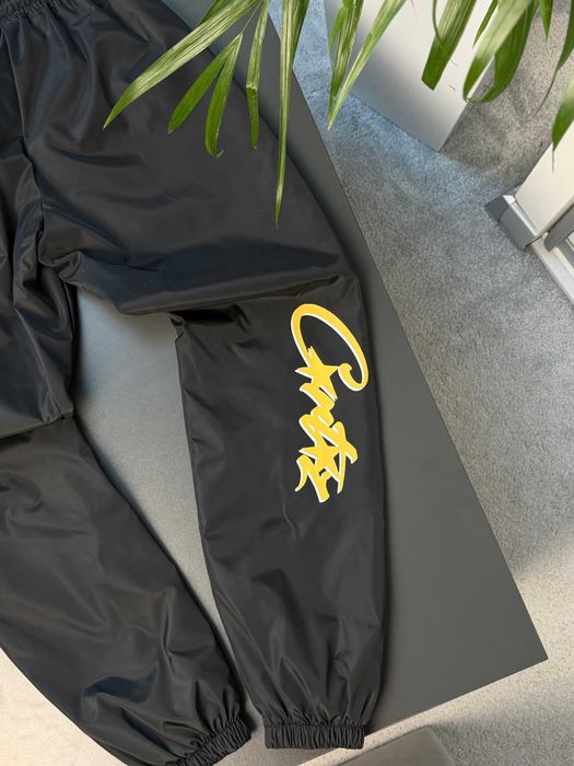 Штаны Черные Corteiz ГорТекс / Спортивні Штани Кортез Crzt / GoreTex / XS-XXL