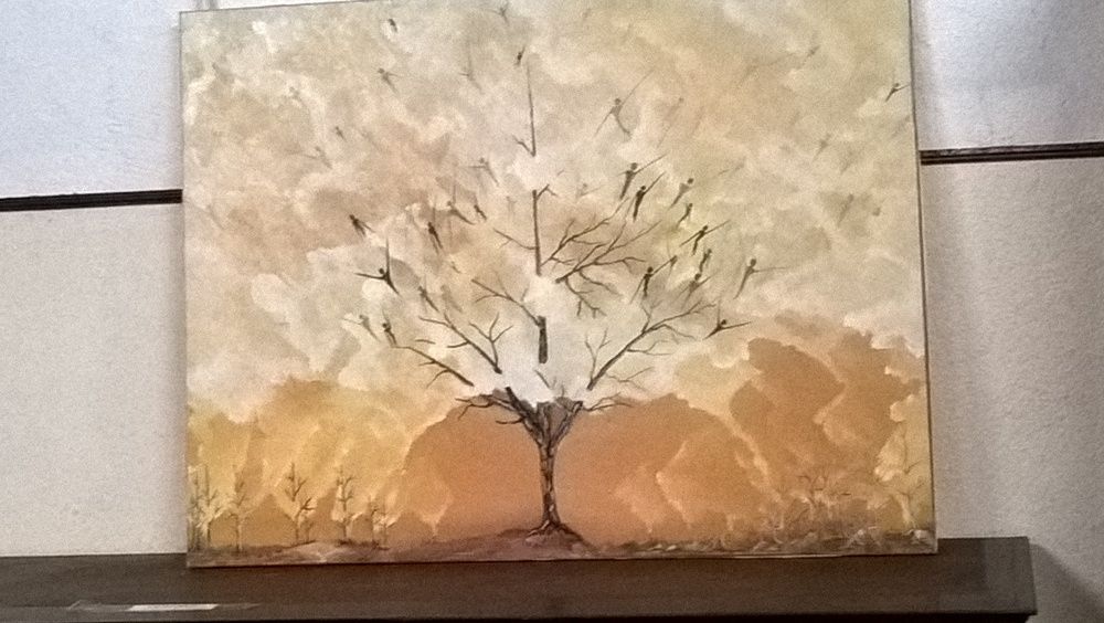 Pintura A árvore da vida ou da criação.