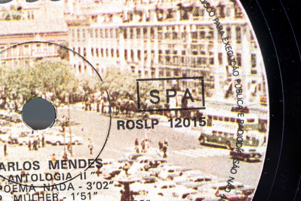Disco de vinil LP Carlos Mendes, antologia II
