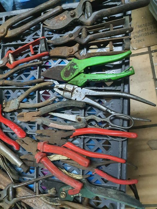 Ferramentas antigas de trabalho