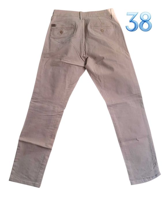 Calças Chino Castanho Tiffosi 38 (Homem)