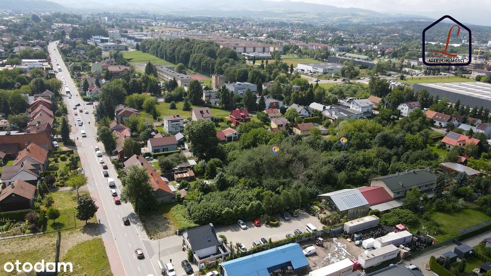 Działka budowlana o pow. 31,55 ar. Nowy Sącz ul. Chodkiewicza. - Więcej