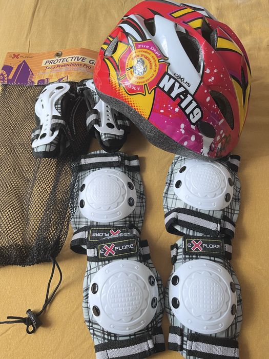 Детская защита на руки, колени, голову. Цена за все