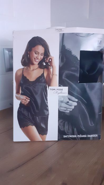 Pizama damska satynowa
