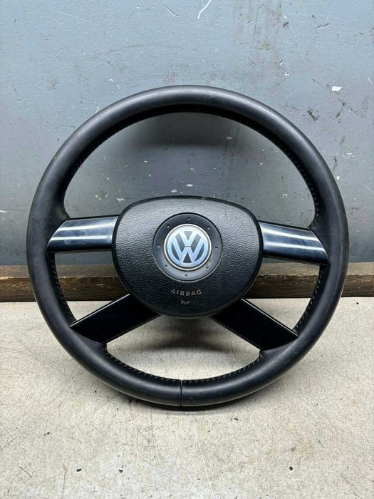 Kierownica Skóra Skórzana + Poduszka VW Touran I