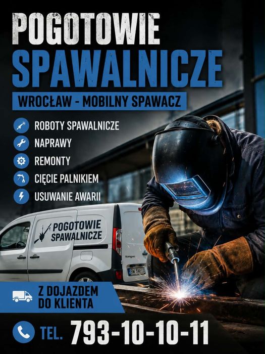 Mobilny spawacz,  remont naprawa ślusarz napawanie- spawanie dojazd