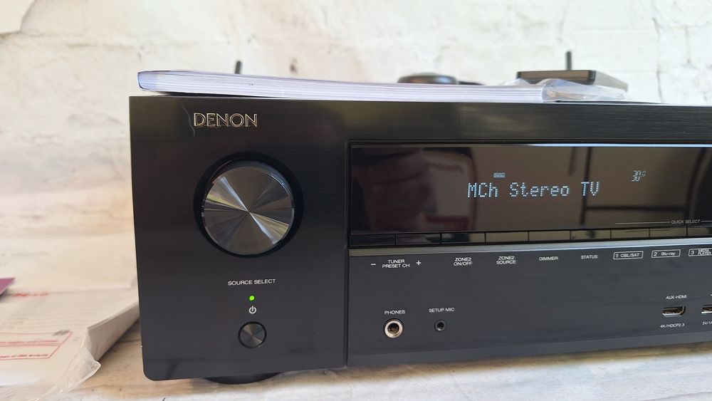 7.2 Denon AVR-X1600 Wi-Fi BT Heos 4K60p eARC DSD Spotify Atmos Vision