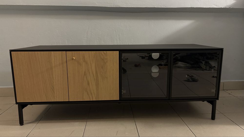 Boastad ikea szafka x 2 pod tv rtv czarno debowa okleina