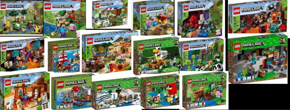 Lego Minecraft багато