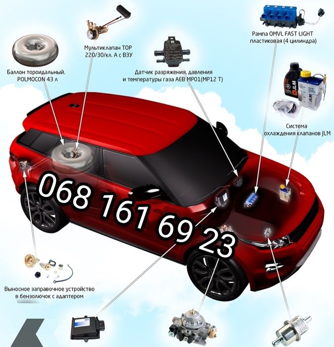 Діагностика ремонт установка ГБО