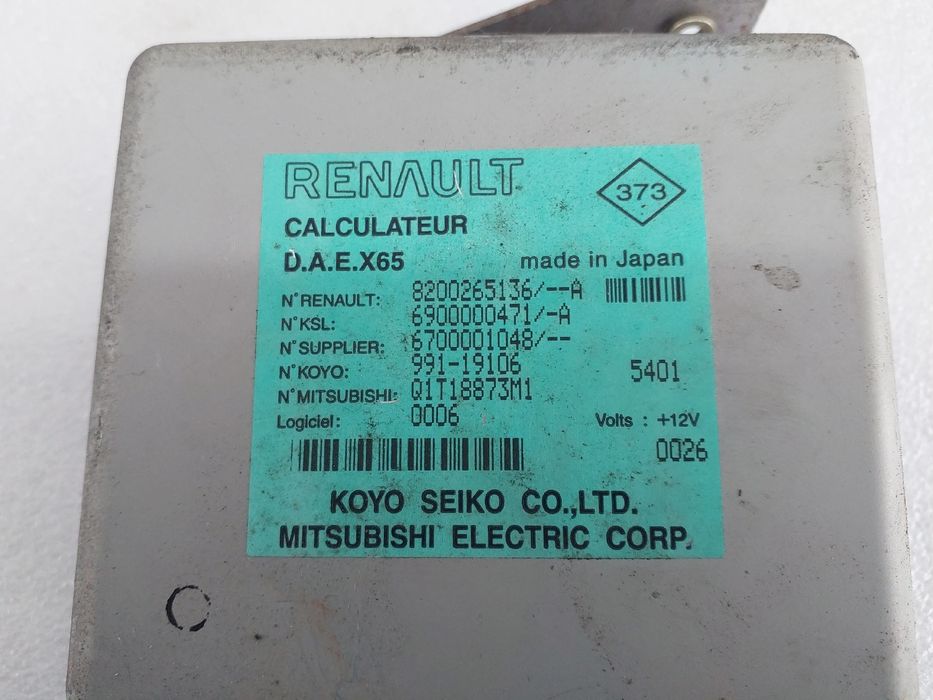 Centralina de direção RENAULT Clio II Société (SB0/1/2_)