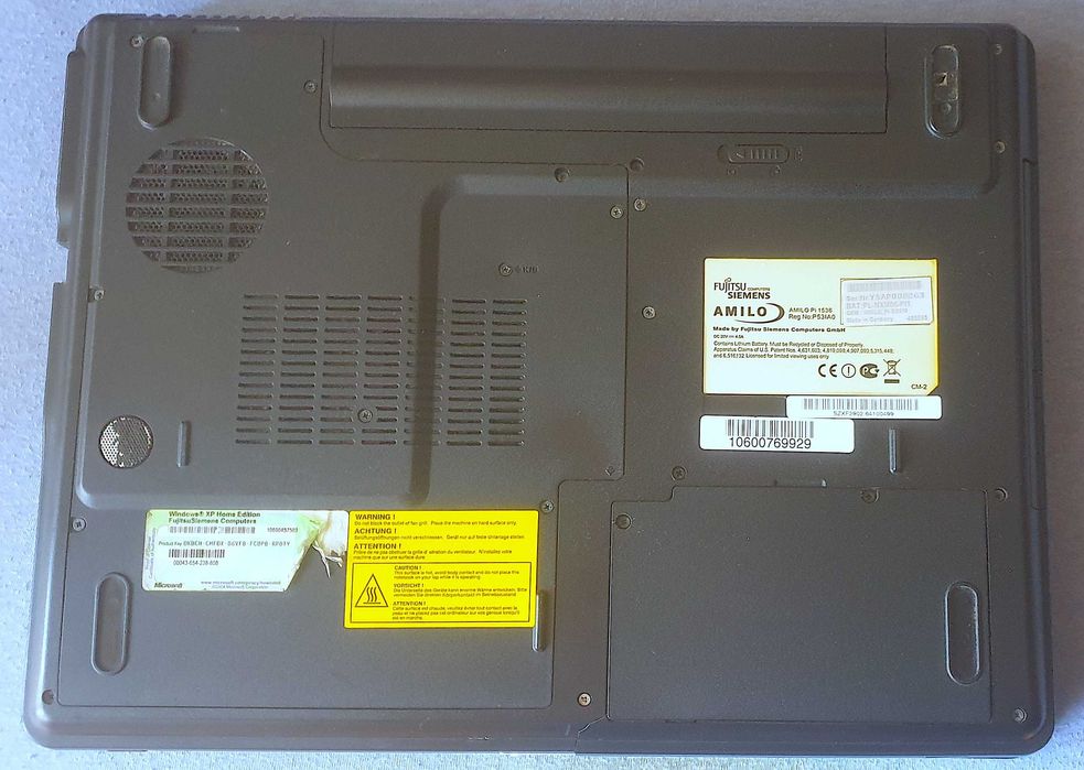 Laptop FUJITSU SIEMENS Amilo Pi1536