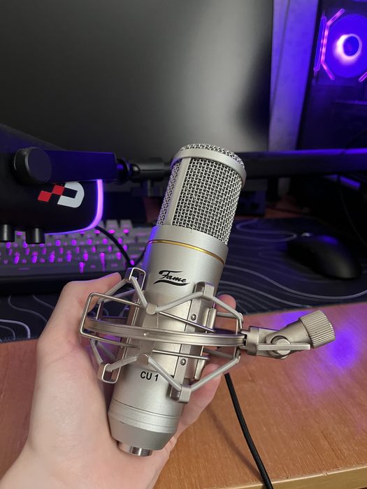 Конденсаторний USB мікрофон Fame CU1 + павук