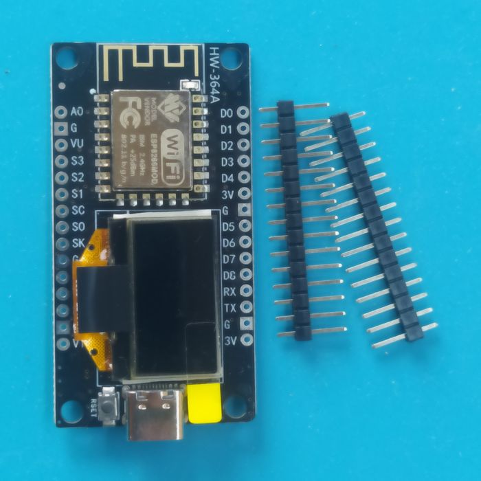 Мікроконтролер NodeMCU ESP8266 з OLED-дисплеєм