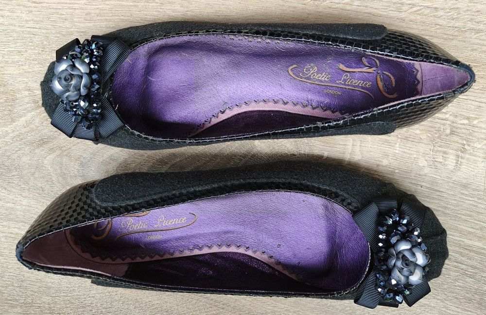 Czarne buty r.39 czółenka