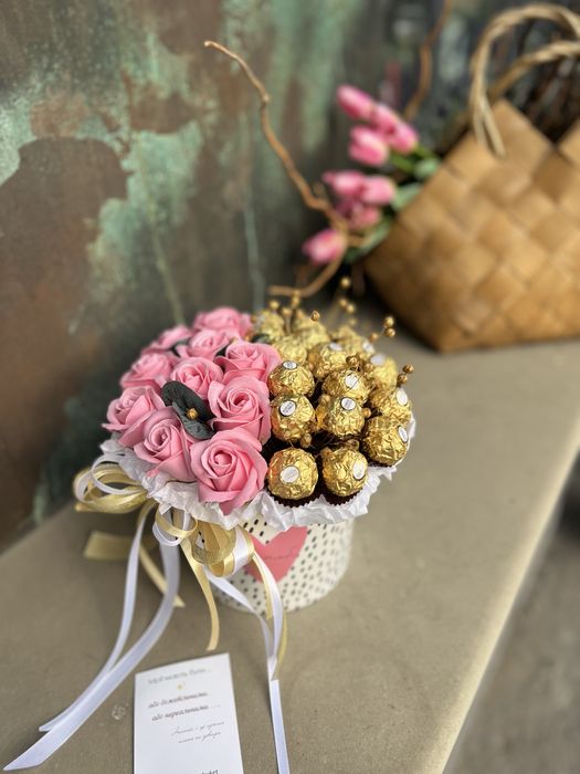Мильні квіти, троянди, подарункові бокси Вінниця В НАЯВНОСТІ РОЗПРОДАЖ