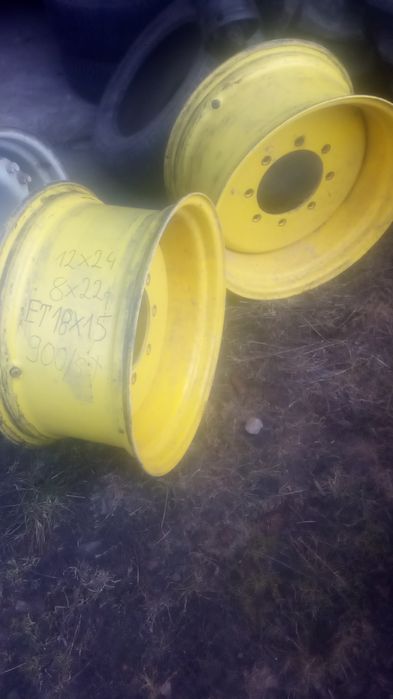 Felgi Fendt John Deere W12 R24 24 piasta 22cm 8szpil, W12 R28 10szpil