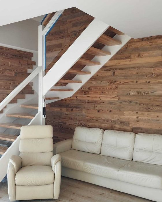 Stare deski gotowe do montażu Stare drewno na ścianę Meble Wysyłka