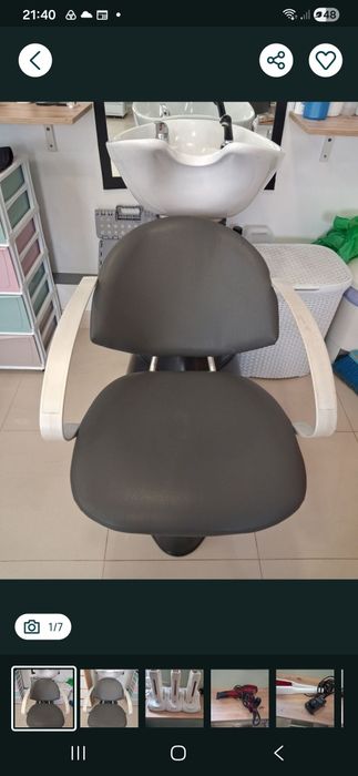 Vendo 2 ranpas de lavagem para cabeleireiro
