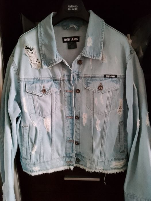 DKNY jeans джинсовая куртка  L