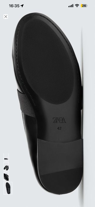 Чоловічі туфлі лофери Zara