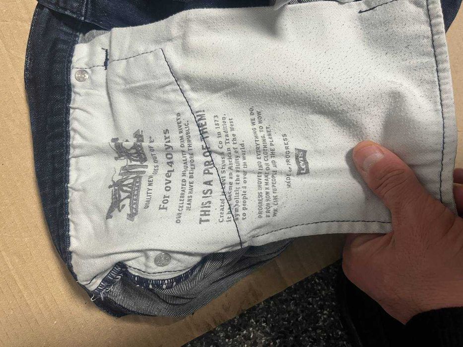 Джинси Levi’s 511 Slim Fit W36 L32 оригінал темно-сині чоловічі