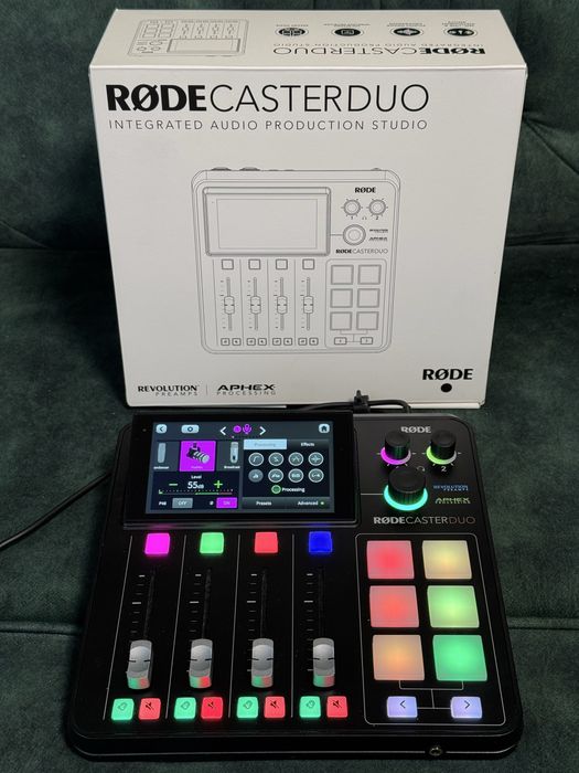 Аудіоінтерфейс Rode caster duo в ідеальному стані
