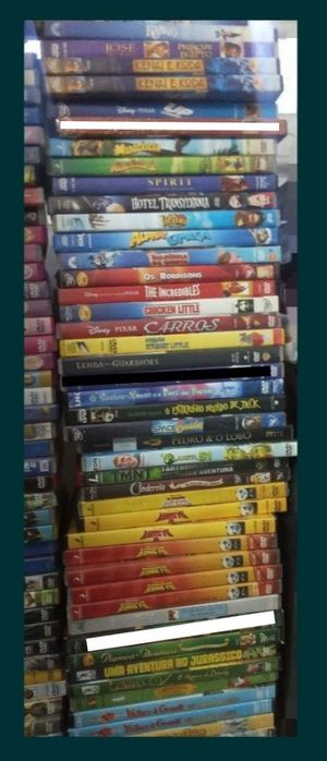 Dvd Dragão Shrek Smurfs Pinóquio Madagáscar Panda Garf