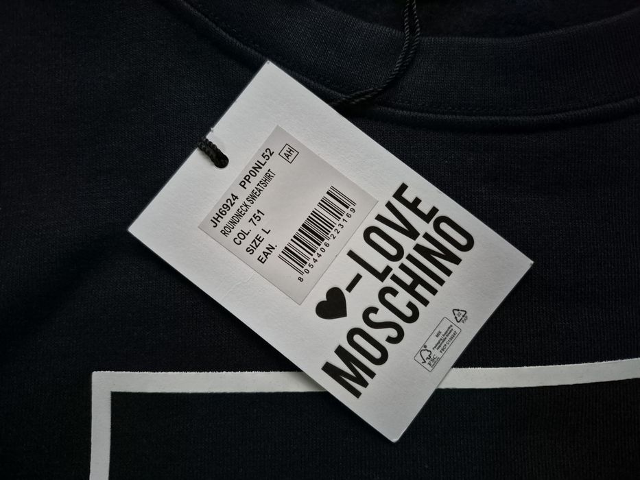 Bluza Dresowa Tunika Damska Love Moschino L