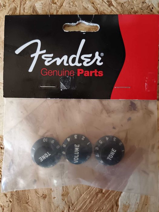 Fender Volume & Tone Knobs Set Black