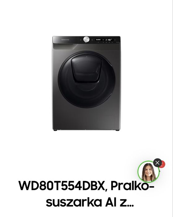 Pralko suszarka Samsung gwarancja do 2028