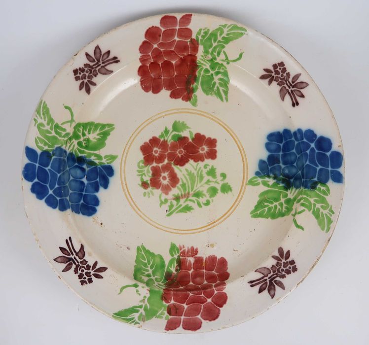 Prato Grande Faiança Portuguesa Séc. XIX - 31 cm