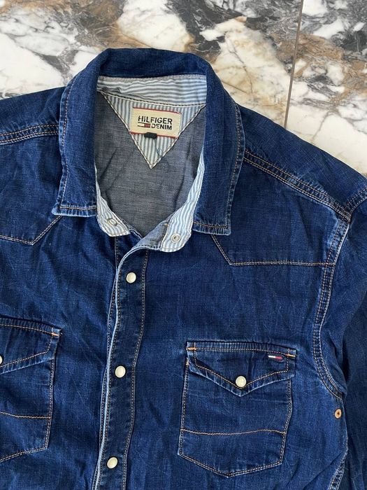 Вінтажний Джинсовий жакет Tommy Hilfiger