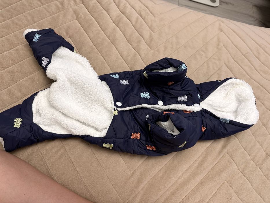 Комбінзон для маленьких собак зимовий , зимовий комбінзон, куртка Нова