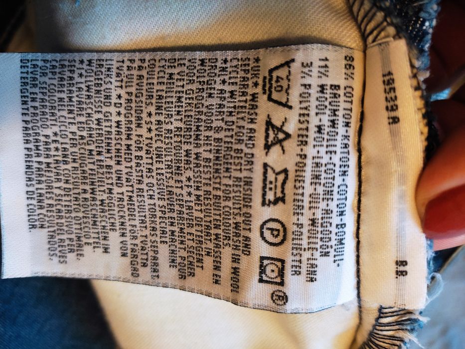 Szorty DIY Levi's XS/S oryginalne ;)