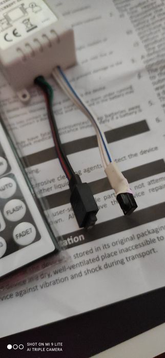 Sterownik do led RGB uniwersalny 5v+pilot do led 44 przyciski