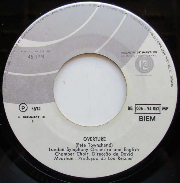 Roger Daltrey - - - - - I'm Free - - - - - Single