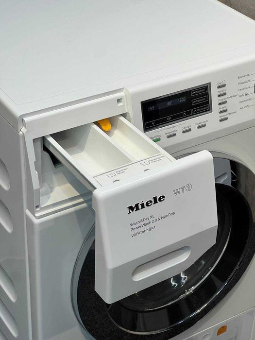70см! XXL! 2в1! Прально сушильна машина Miele WTZH 730 WPM 8/5кг / милле / мілле