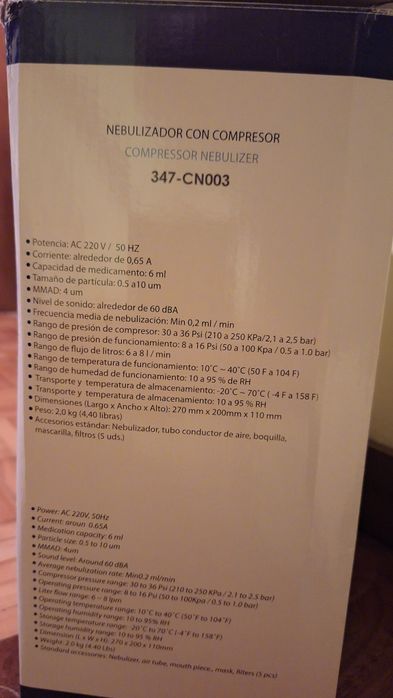 Nebulizador/ compressor Quirumed