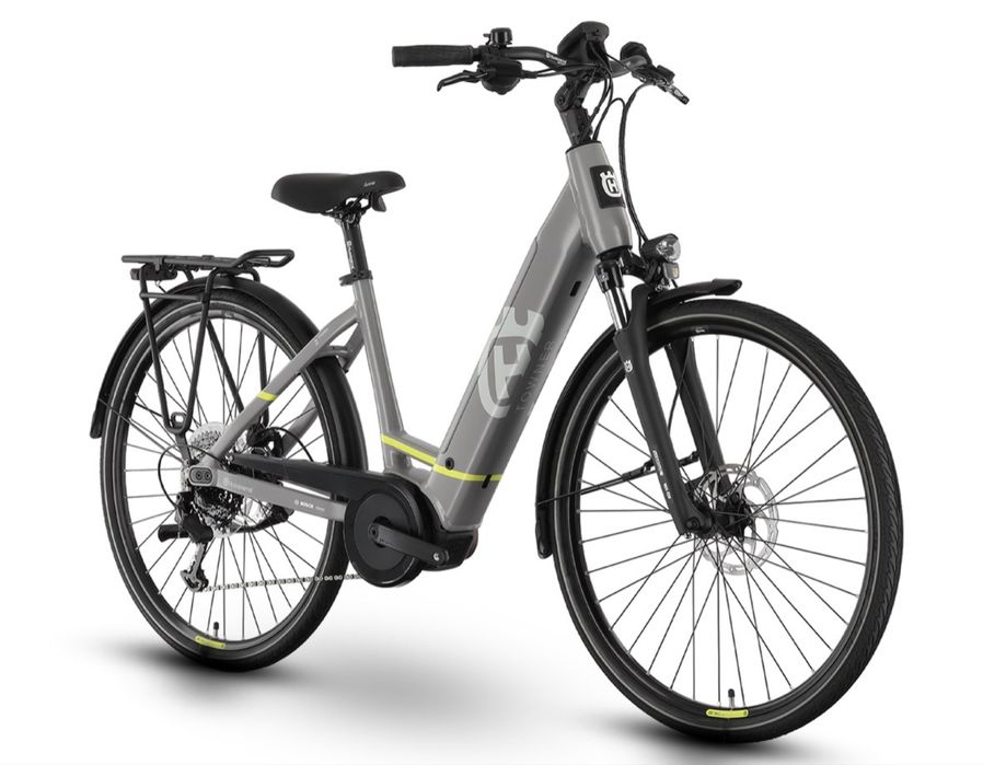 Rower elektryczny miejski Husqvarna Towner 2 BOSCH 49cm 28" Tektro