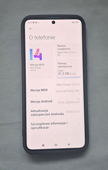 Xiaomi redmi note 13 pro plus 512GB