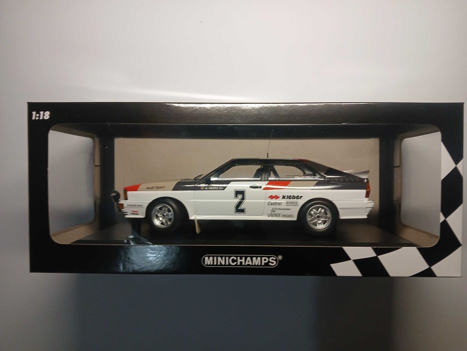 Model Rajdowy Audi Quattro 1/18 Minichamps