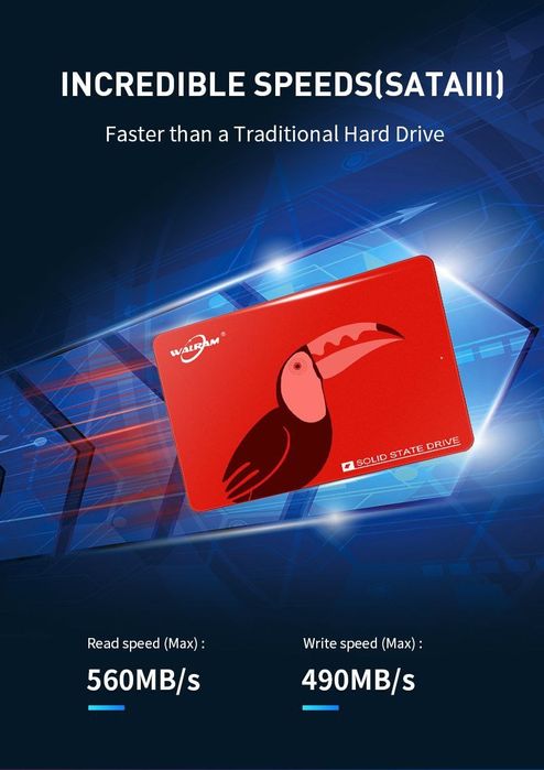 SSD Walram 128 ГБ 2.5" SATA III — новий