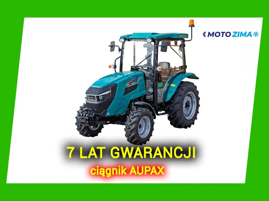 Aupax M404  Ciągnik 40 KM Aupax M404 Stage V z napędem 4x4 od ręki 7 LAT GWARANCJI