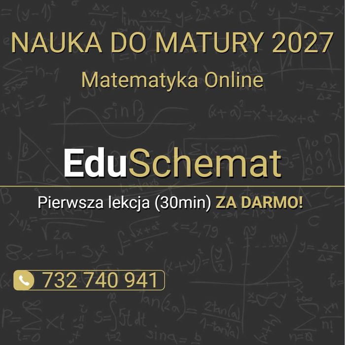 Korepetycje MATEMATYKA Szkoła średnia | Online