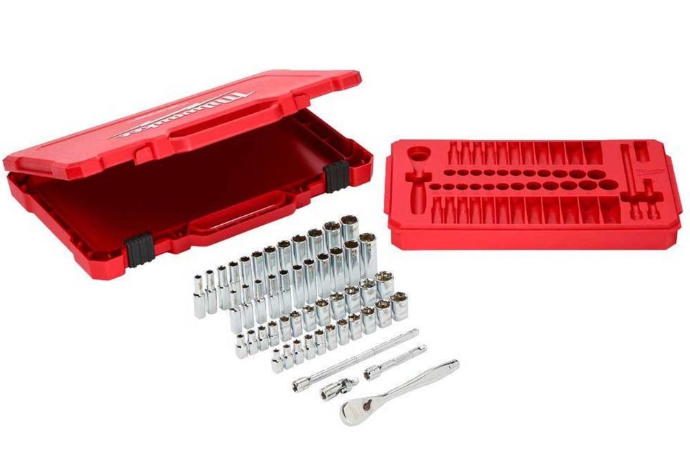 Набір метричних і дюймових головок Milwaukee 1/4" 50 шт (4932464944)